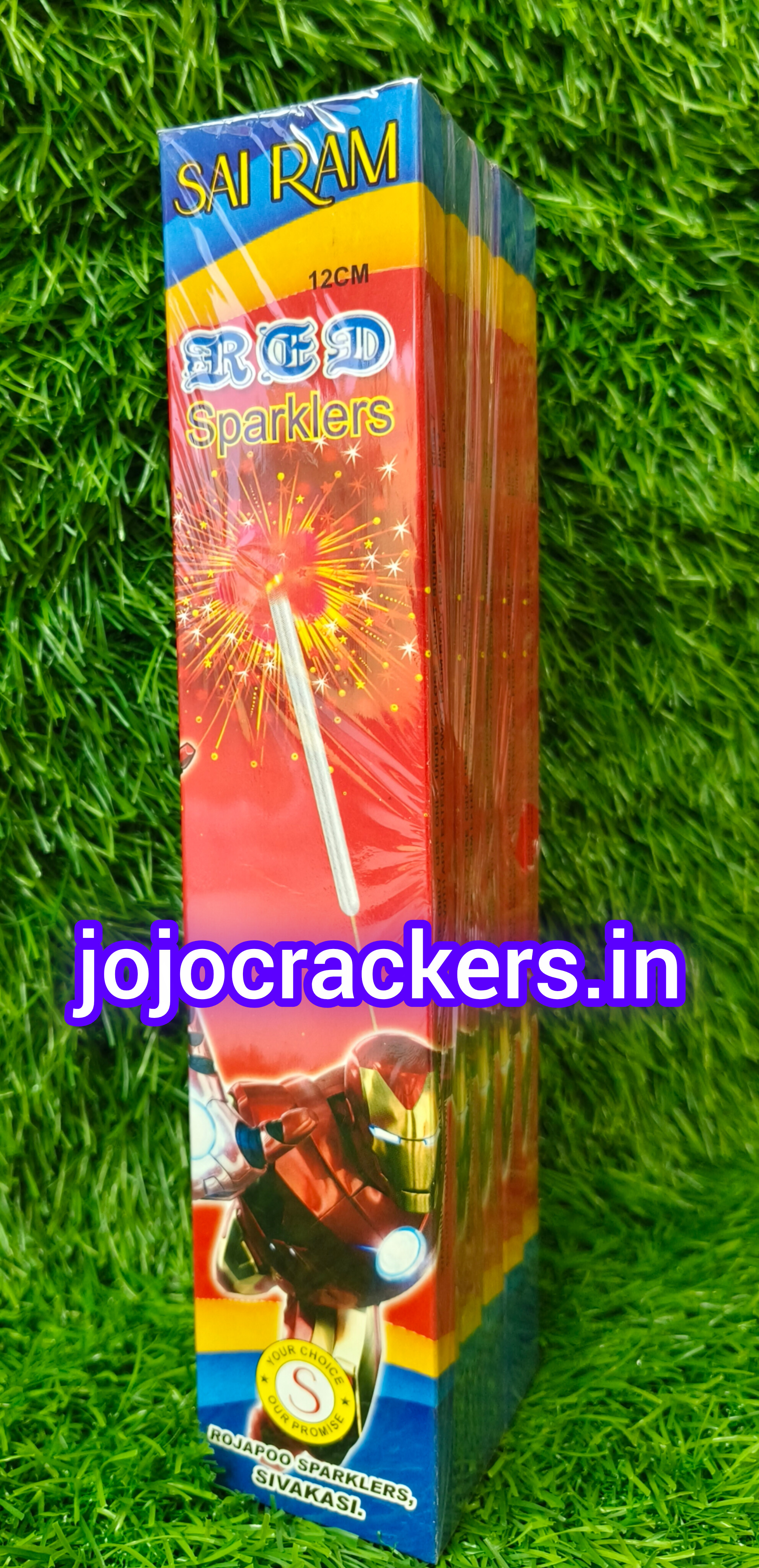 12 CM RED SPARKLERS