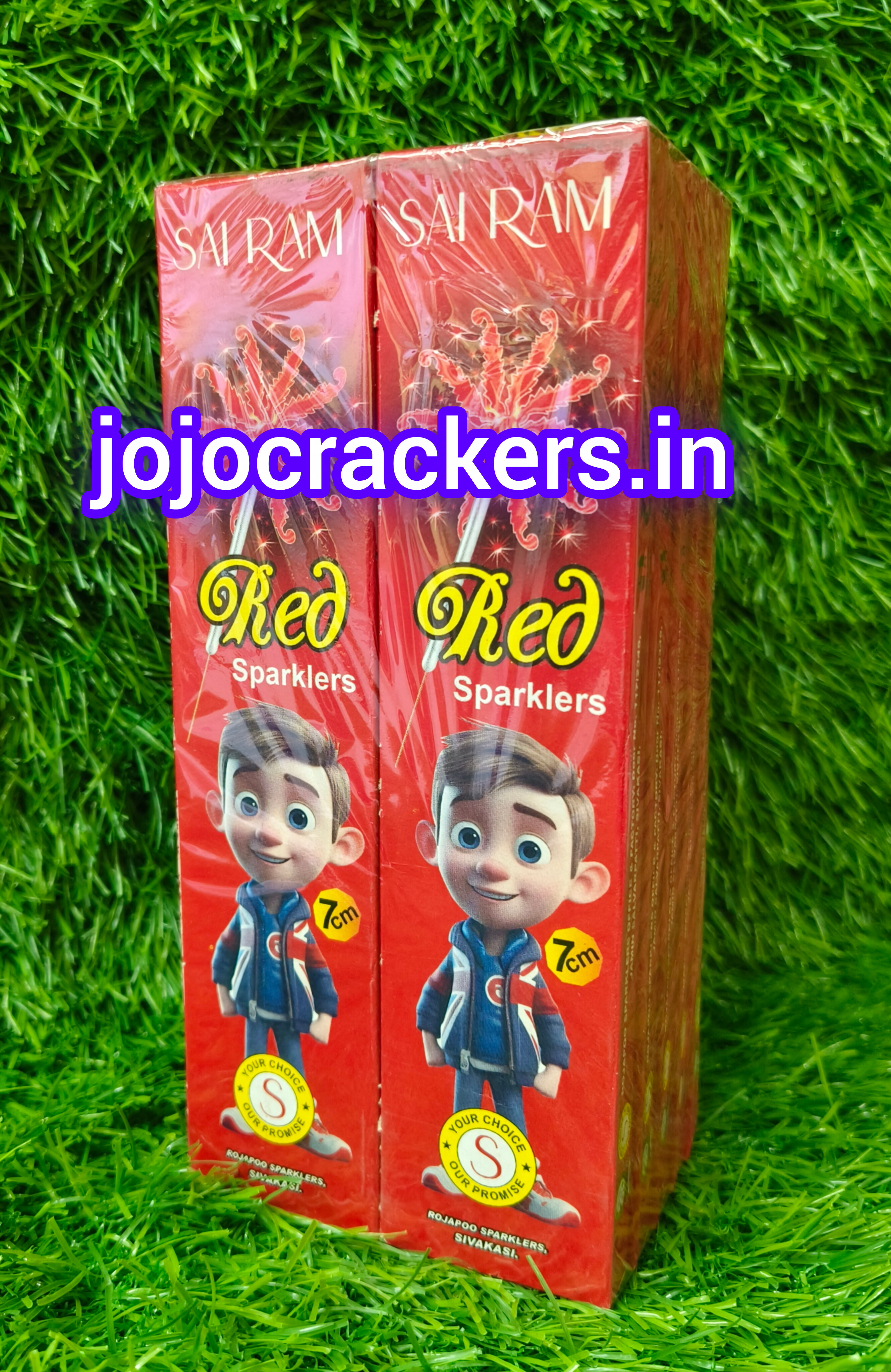 7 CM RED SPARKLERS