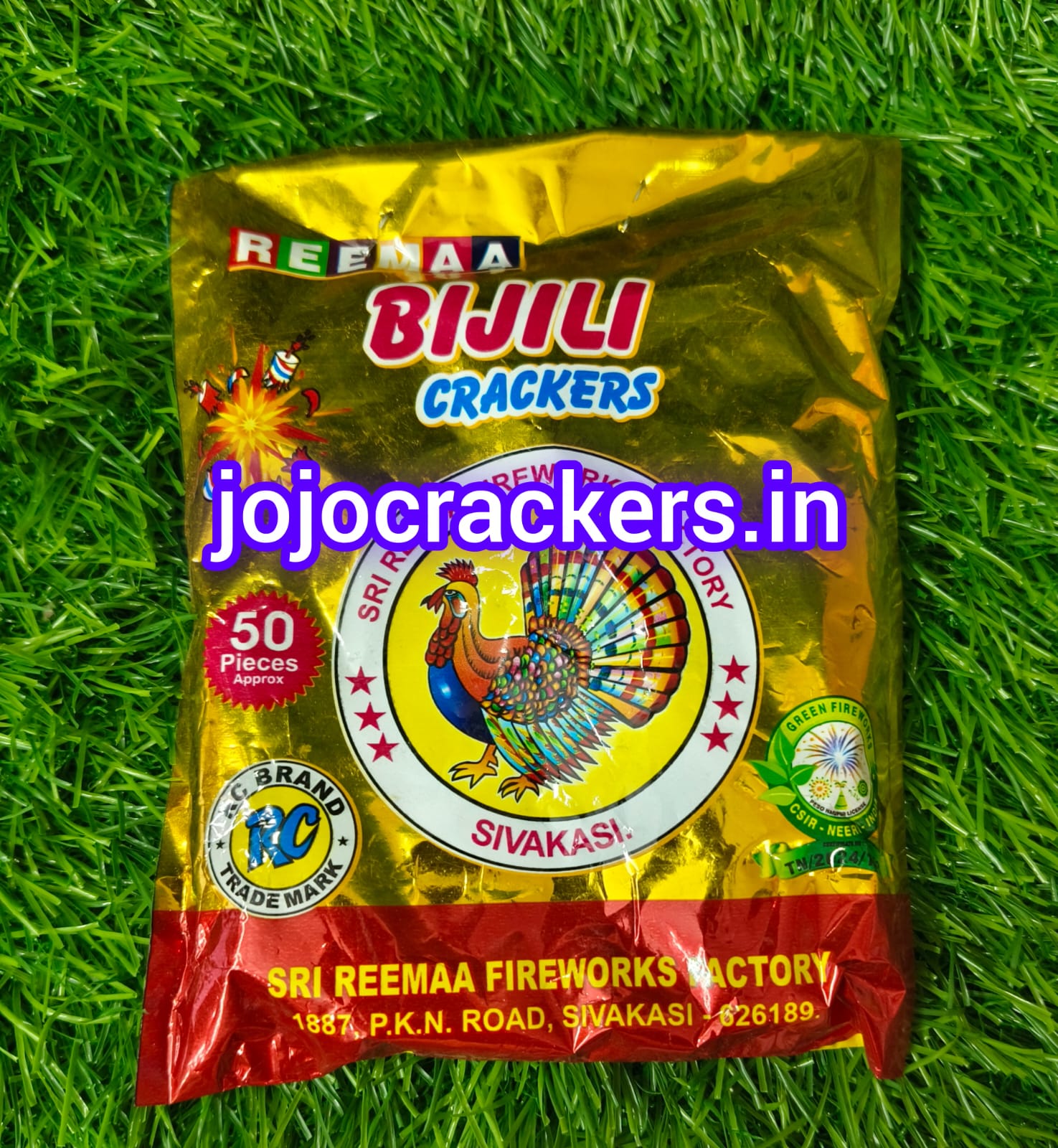 RED BIJILI CRACKERS (50 PCS)
