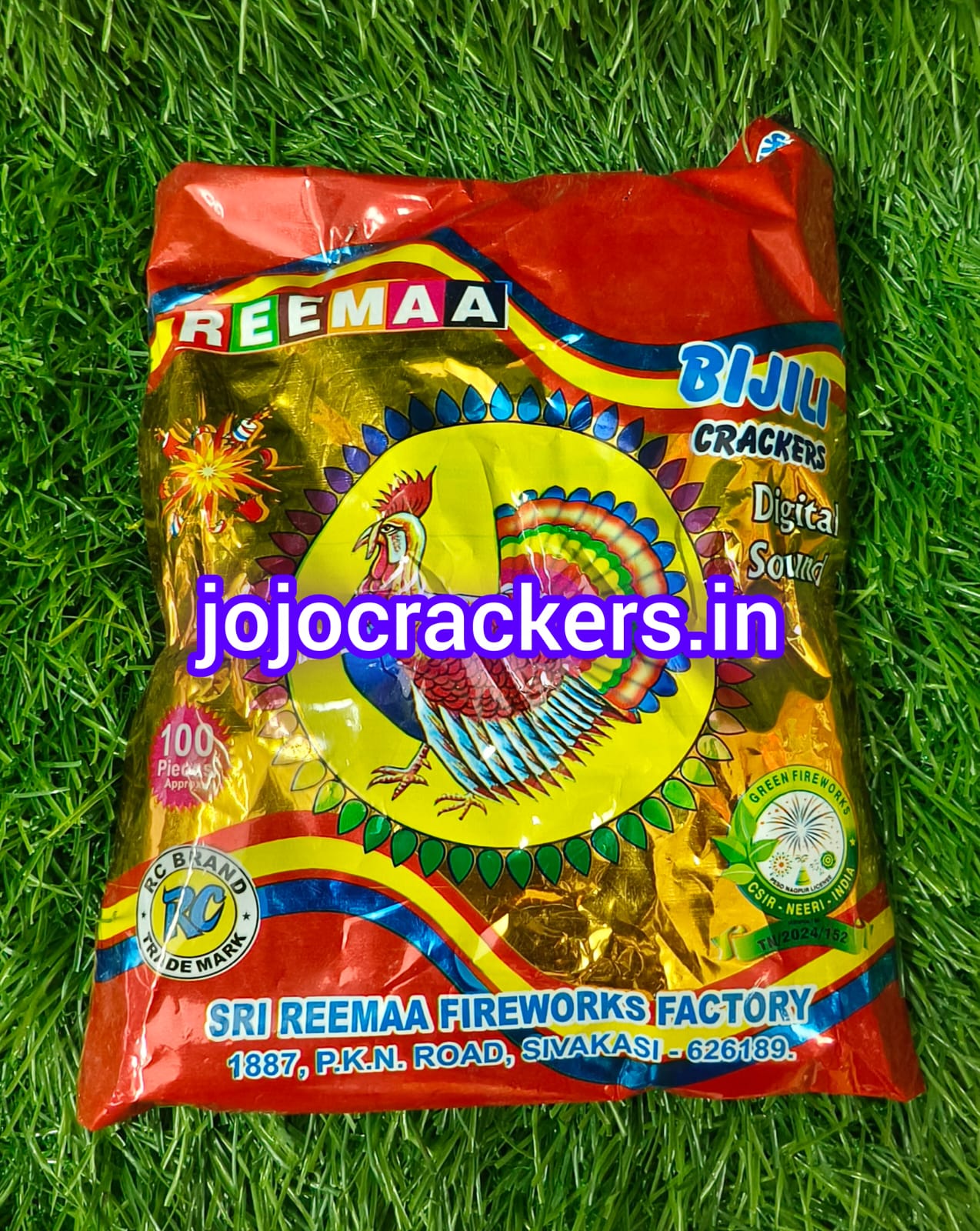 RED BIJILI CRACKERS (100 PCS)