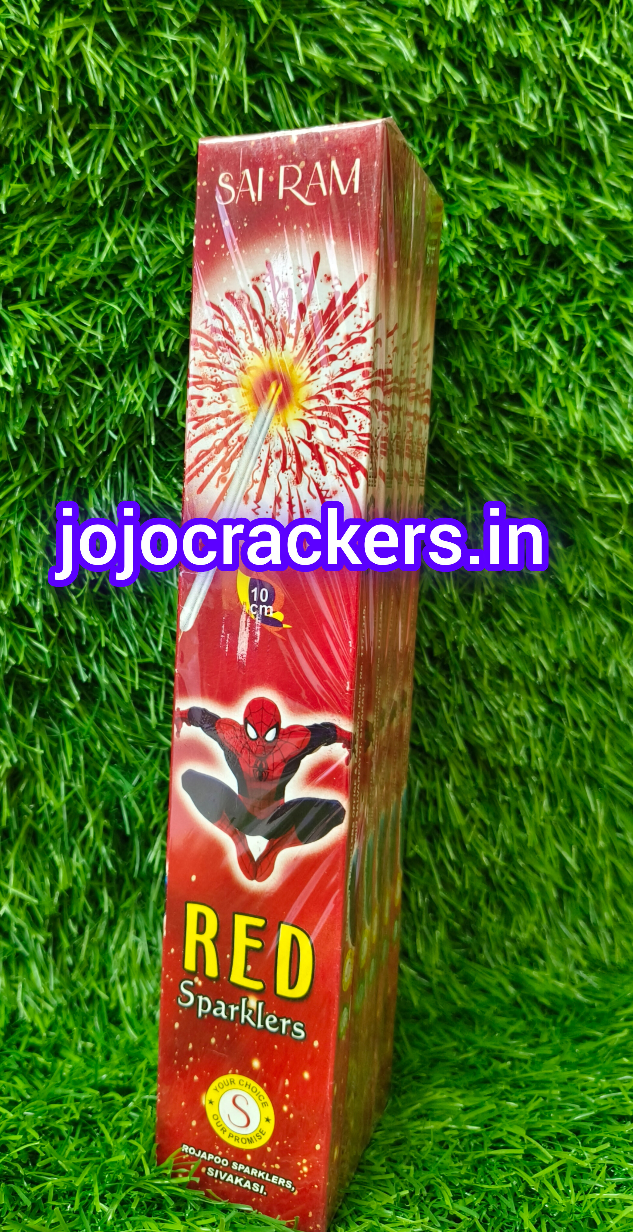 10 CM RED SPARKLERS