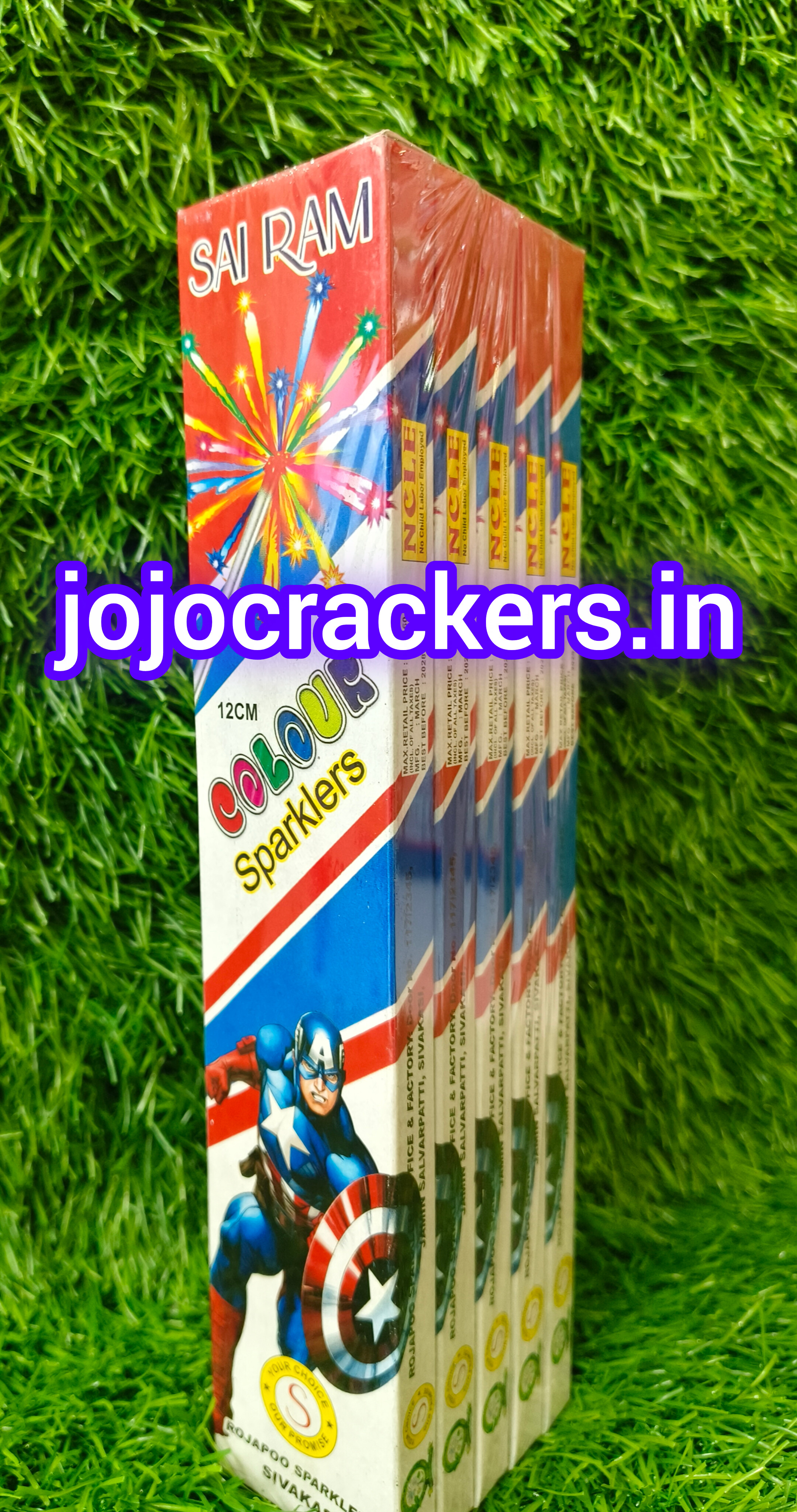 12 CM COLOUR SPARKLERS