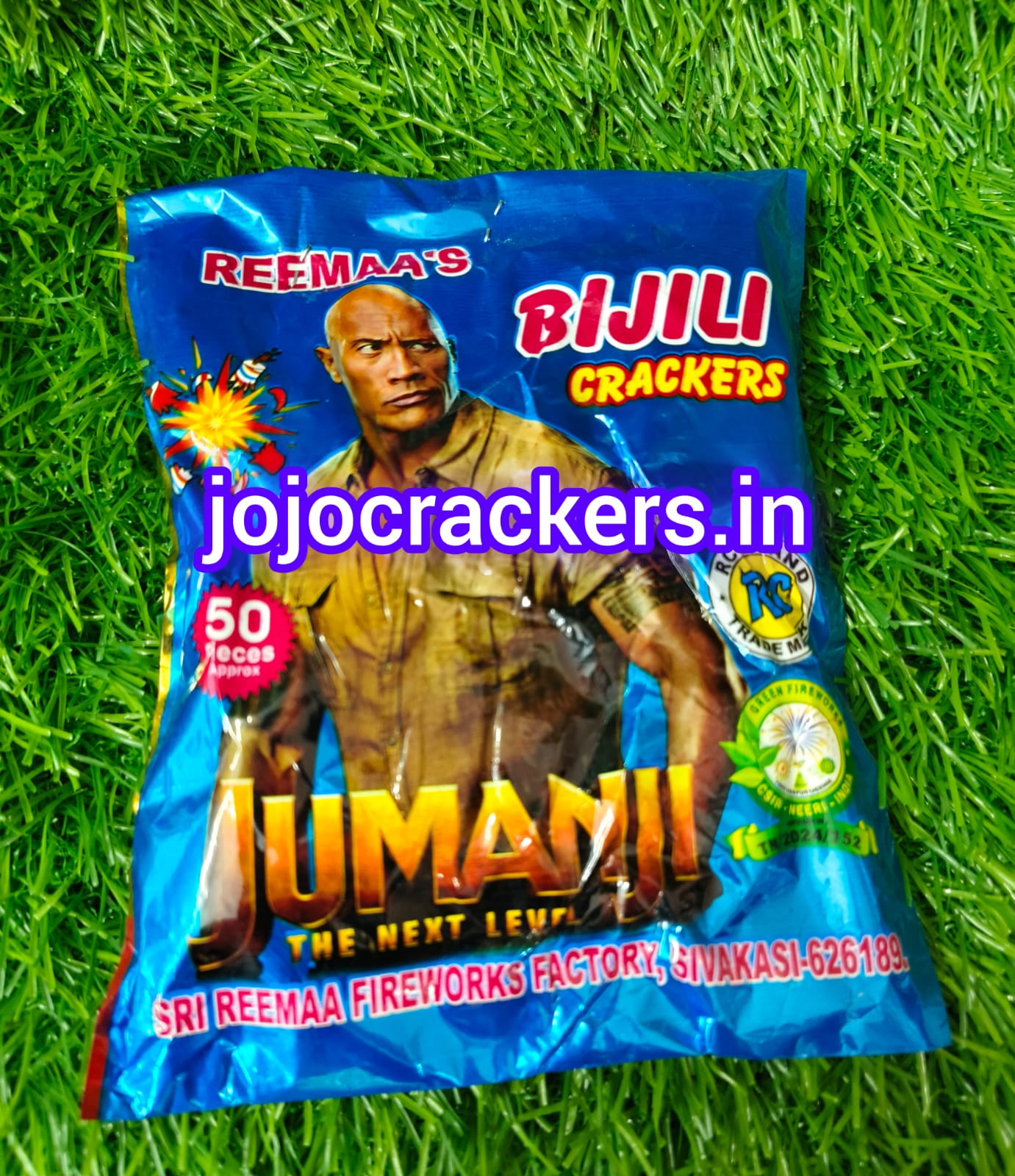 SRRIPPED BIJILI CRACKERS (50 PCS)